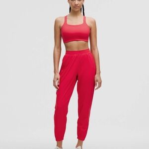 Lululemon Adapted State Perforated High-Rise JoggerRed Glow